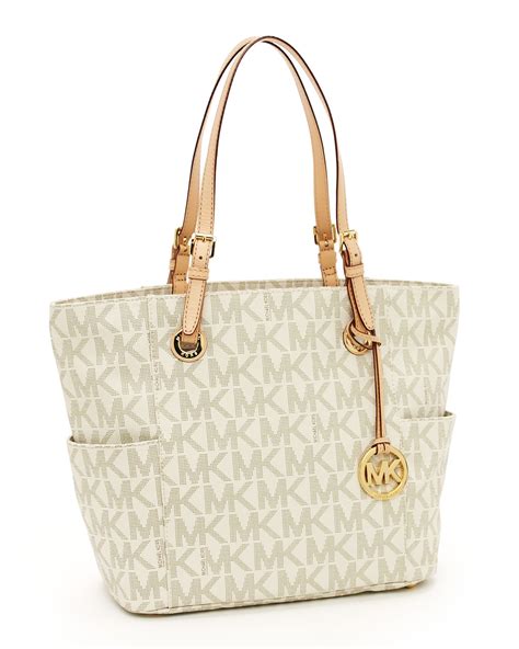 michael kors lilly md tote mk signature pvc vanilla|Michael Kors PVC Tote Bags for Women for sale .